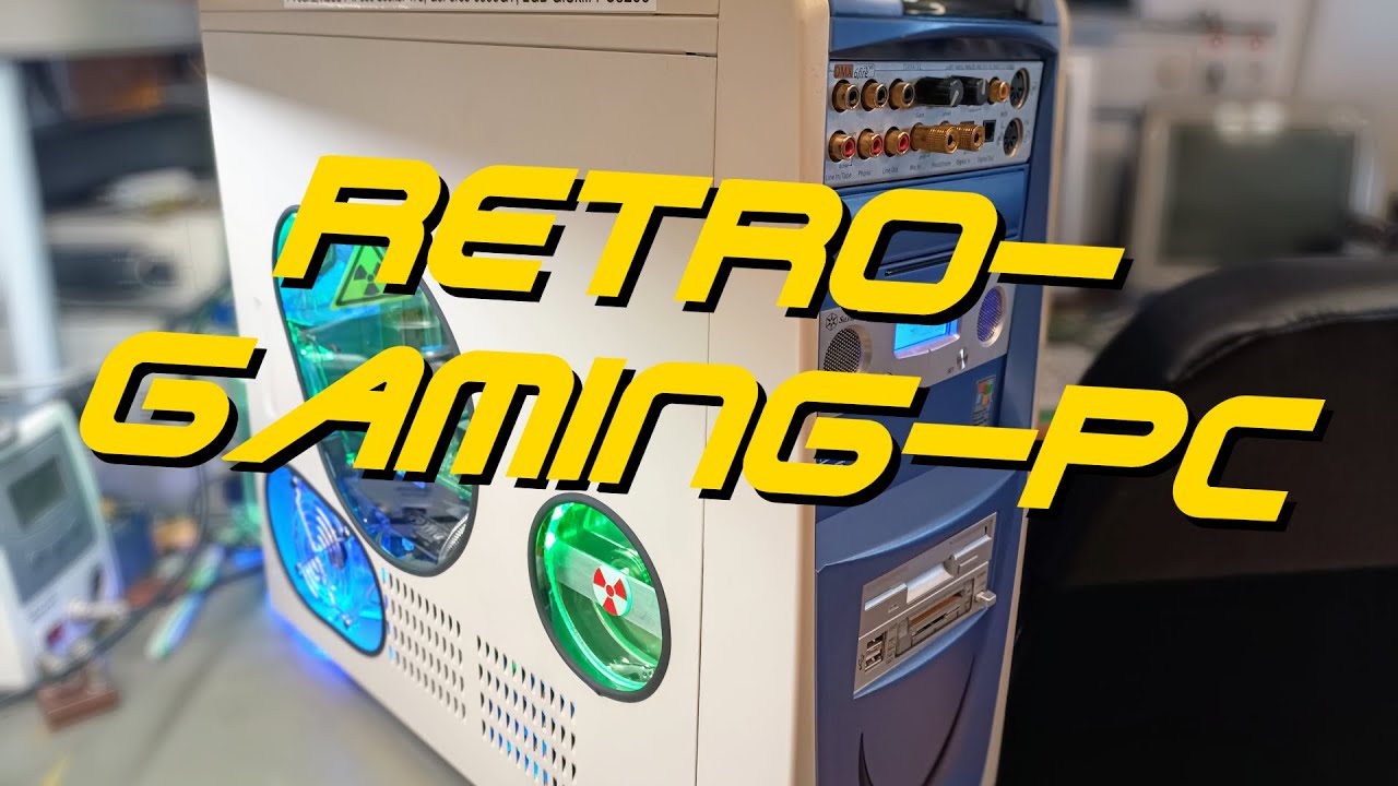 Retro-Gaming-PC wie aus den 2000ern