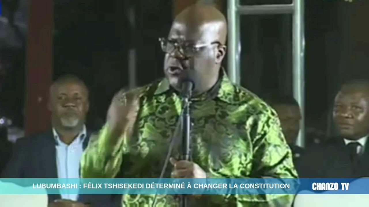 Lubumbashi : Félix Tshisekedi réaffirme sa volonté de changer la constitution