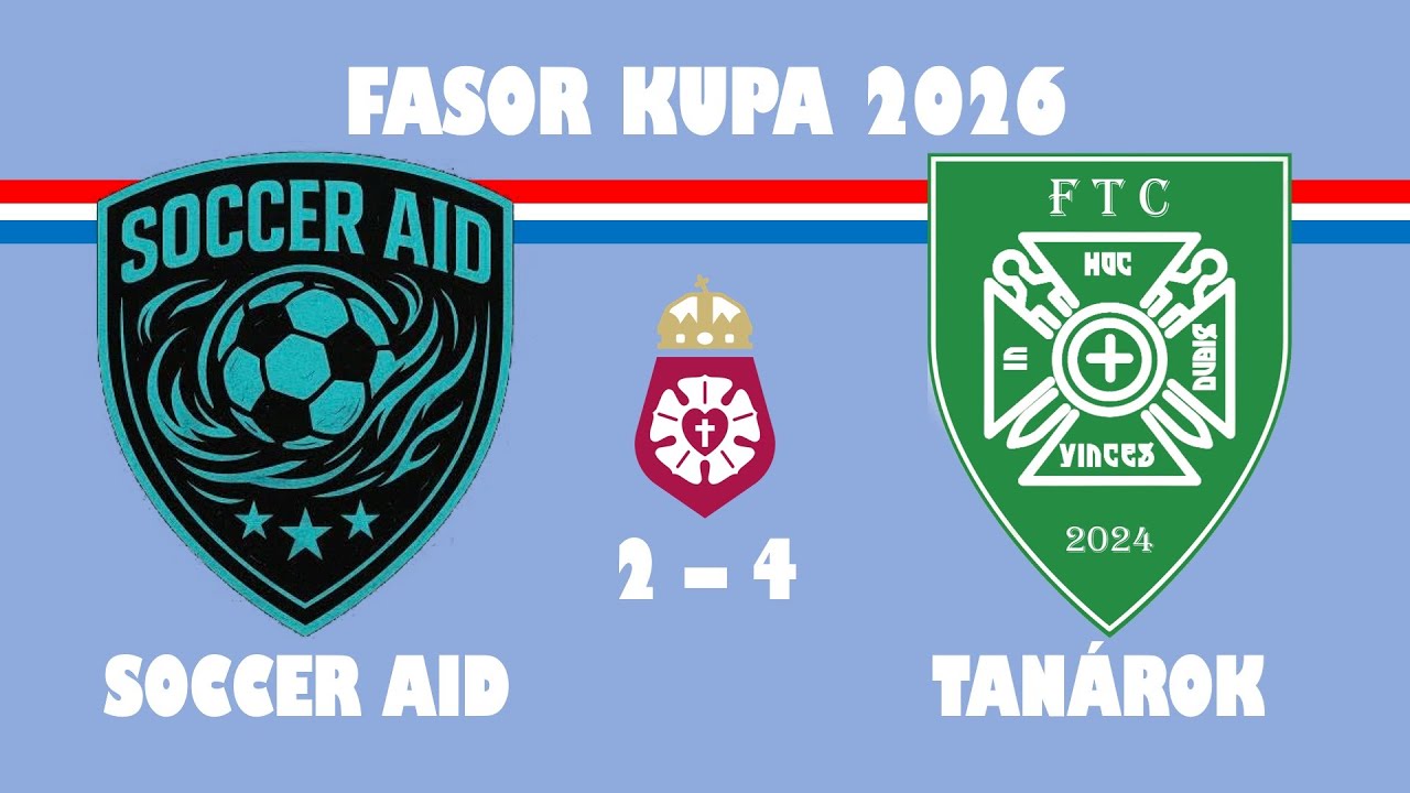 Soccer AID - Tanárok (2-4)