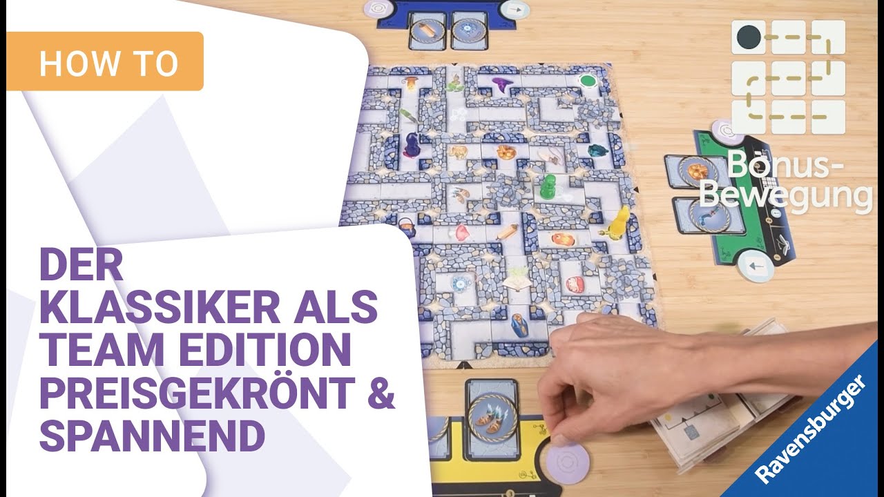Labyrinth Team Edition 🫱🏽&zwj;🫲🏼 Gemeinsam gegen den Geist des Labyrinths, Ravensburger Spiele