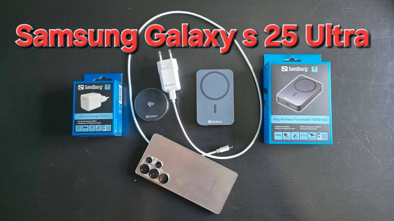 Samsung Galaxy s 25 Ultra беспроводные зарядки и повербанки 