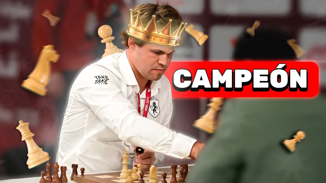 Magnus Carlsen mostrando por qué es Magnus Carlsen 🔥