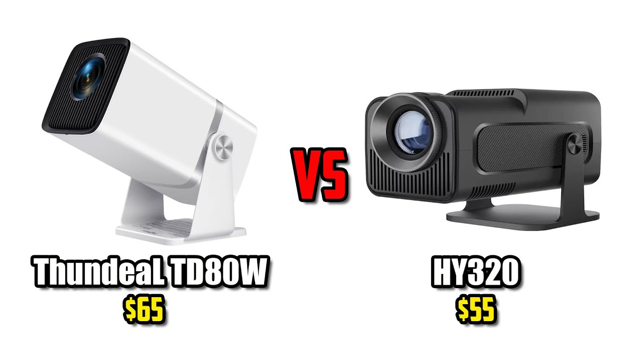 ThundeaL TD80W vs HY320 - In-Depth Comparison - Which Super Budget Android LCD Projector To Buy?