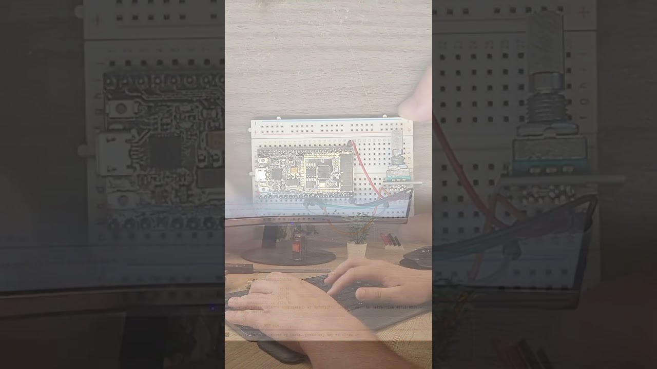 Wireless volume knob 🎛️🛜  #diy  #technology  #iot  #arduino  #prototype