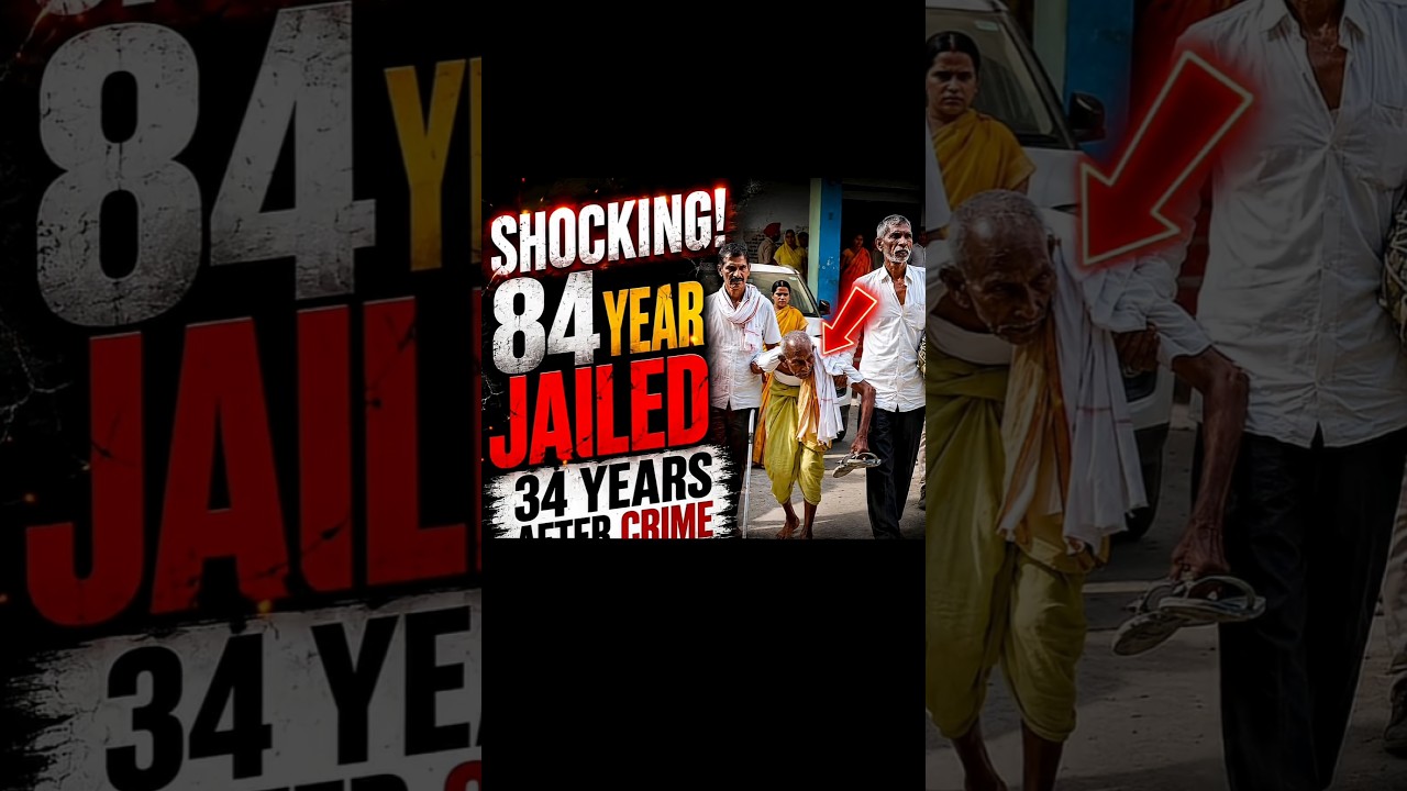 84 Year Old 'EVIL' Old Indian JAILED After 34 Years! Thanks LATE Justice System #shorts