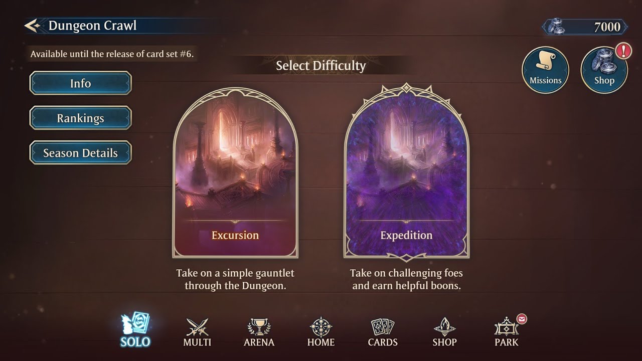 [シャドバWB] Shadowverse: Worlds Beyond  - Set5 - Blossoming Fate - Dungeon Crawl Mode