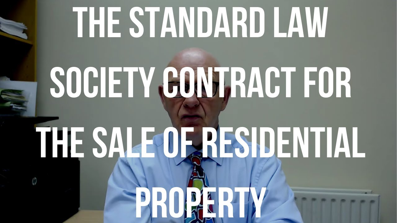 The Standard Law Society Contract for the Sale of Residential Property in Ireland