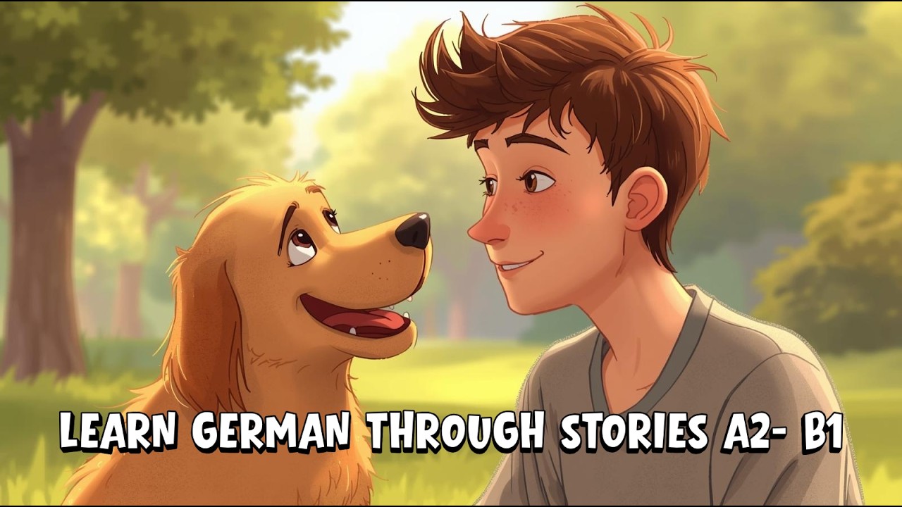 German Animated Story A2 -B1 #easygerman #germanlanguage