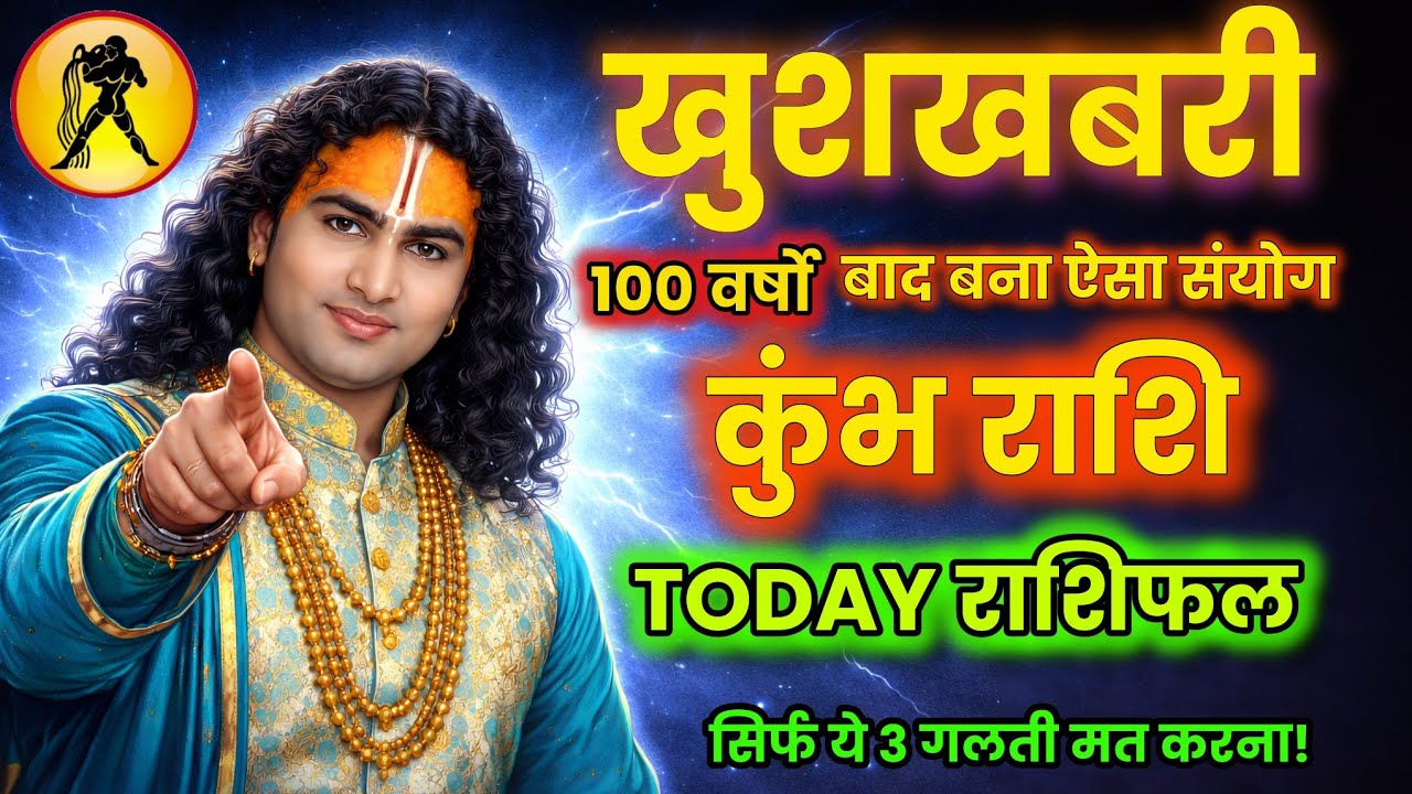 कुंभ राशि 🔱 100 साल बाद ऐसा योग! इन 3 गलतियों से बचो वरना नुकसान होना निश्चित है।
