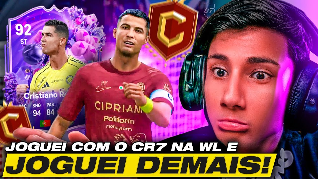 NOVO CR7 NA WL! MONTEI O MELHOR ATACANTE DO JOGO