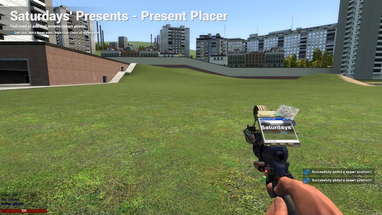 [gmodstore] Presents - Adding Spawns