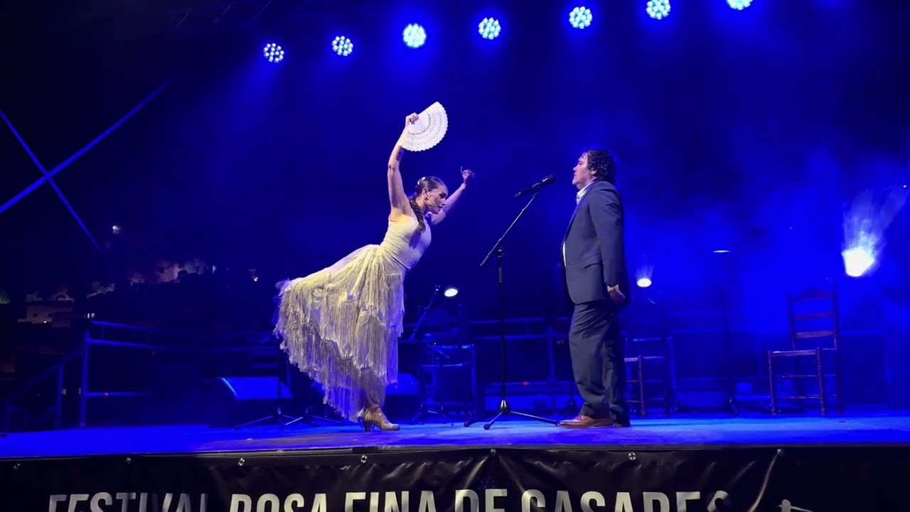 Miguel Ortega y Rocío Bazán al cante y Paula Comitre al baile 