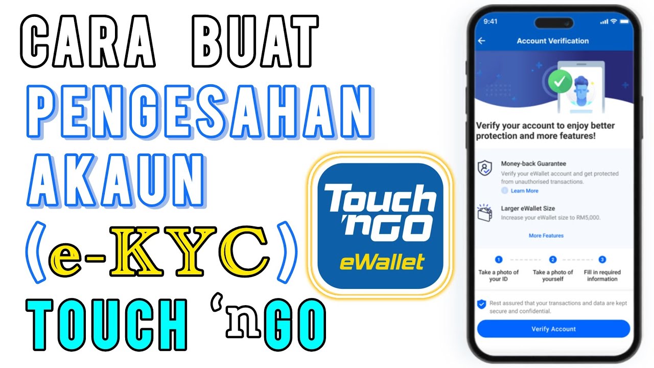 Cara Buat Pengesahan Touch n Go EWallet