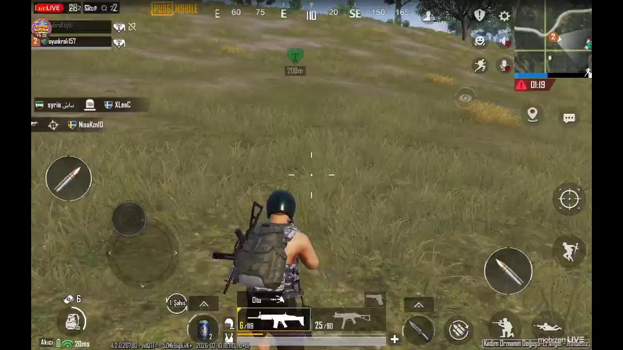 Pubg Mobile Canlı Yayın. İlk Canlı Yayınım.