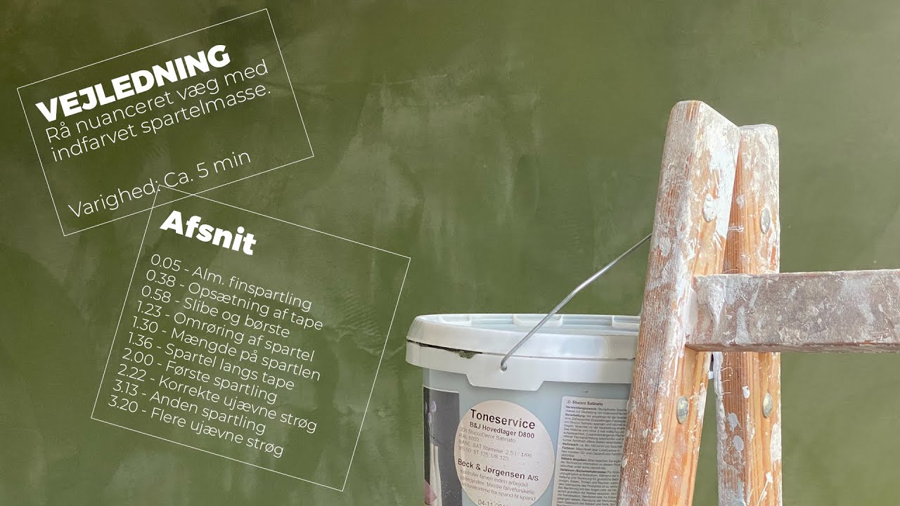 Caparol Stucco Satinato vejledning i nuancerede vægge med indfarvet spartelmasse