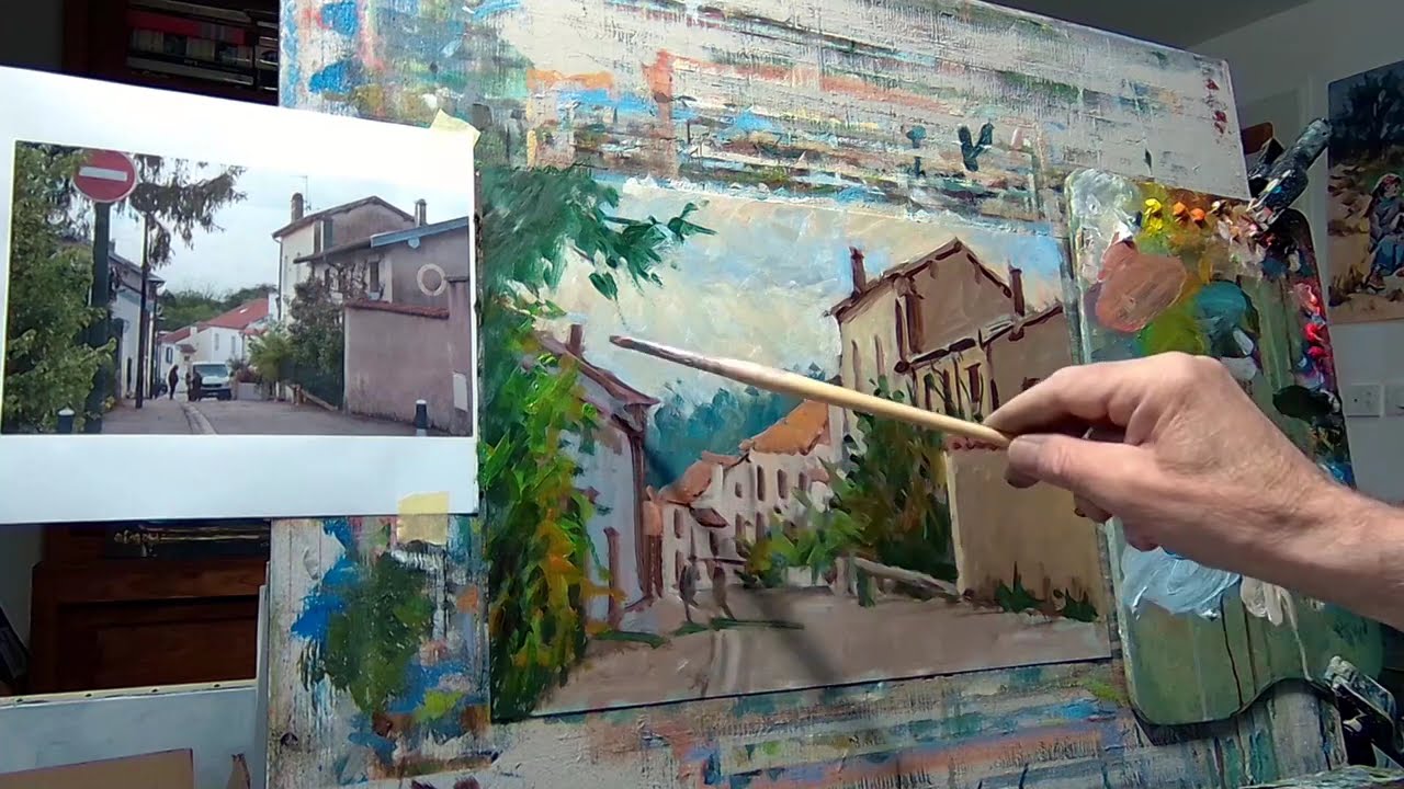 Christian Arnould /démo Oil painting
