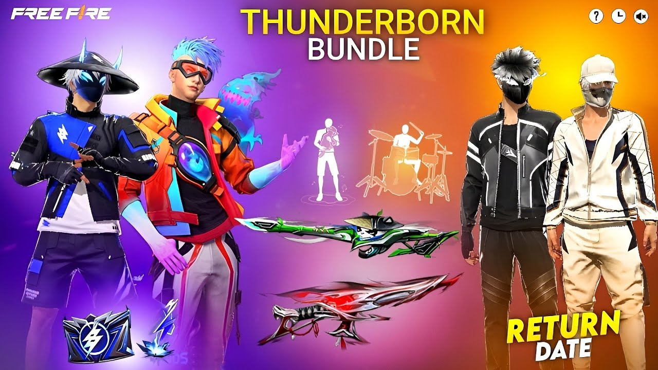 Thunderborn Bundle💥Dark Matter Bundle Return Event🤯🥳| Free Fire New Event | FF New Event