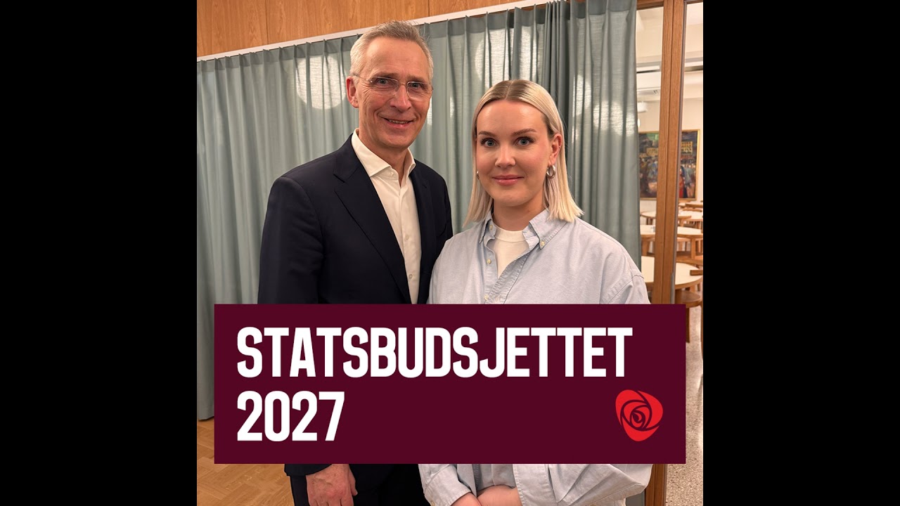 Statsbudsjettet 2027 | Jens Stoltenberg