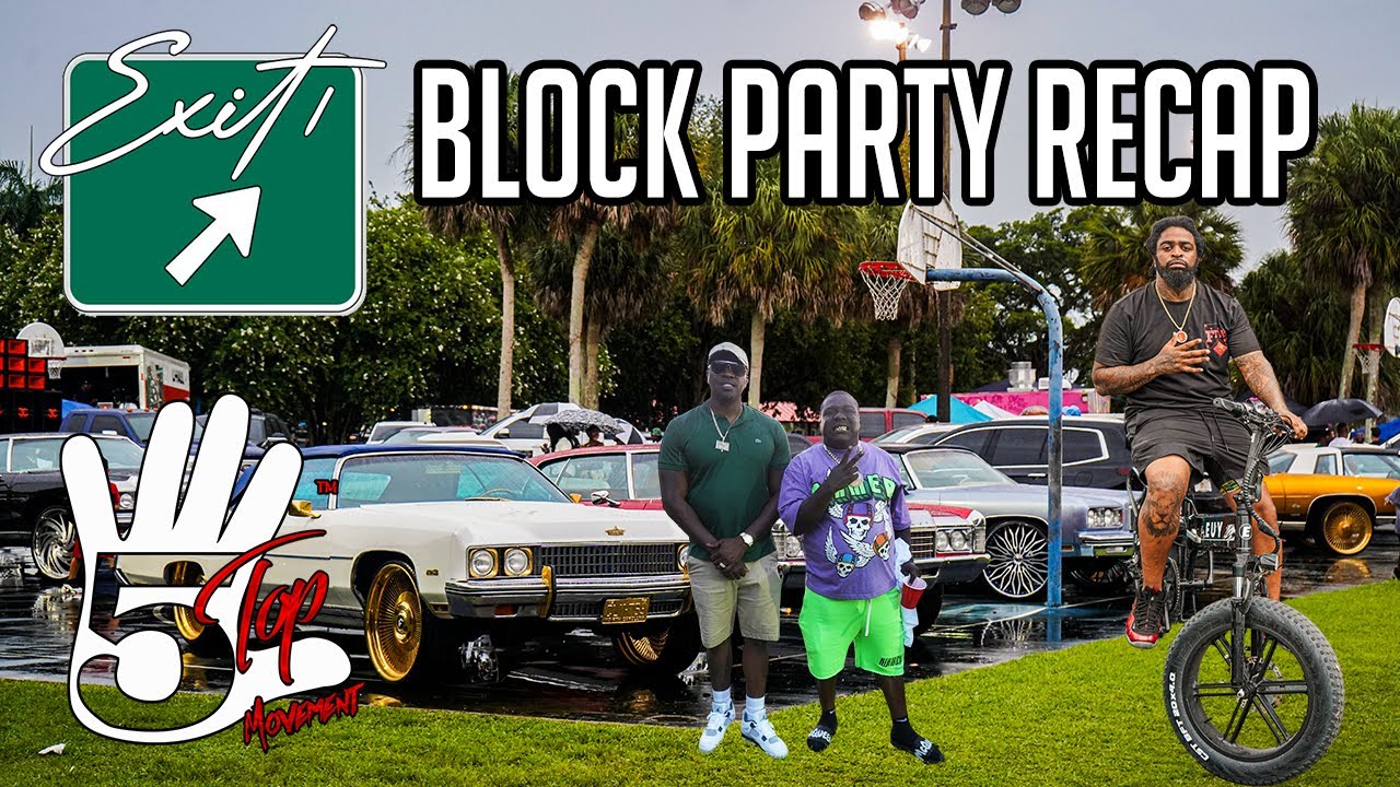 EXIT 1 BLOCK PARTY JUNE 22ND 2024 DOLLAR BILL TOP 5 & MORE BRING THE DONKS AND MORE OUT! GOOD VIBES