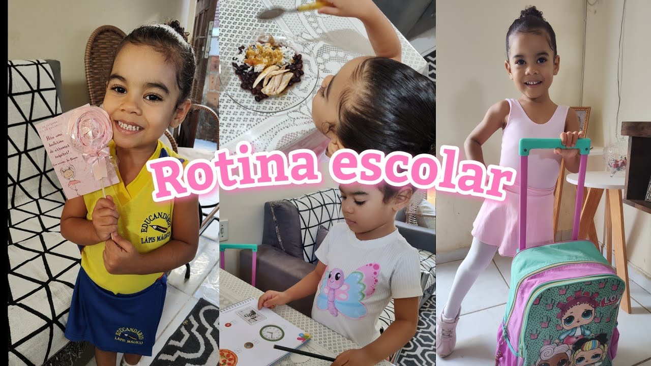 ROTINA ESCOLAR DE UMA CRIANÇA DE 3 ANOS + ARRUME-SE COMIGO PARA IR A ESCOLA ~ Maternidade real