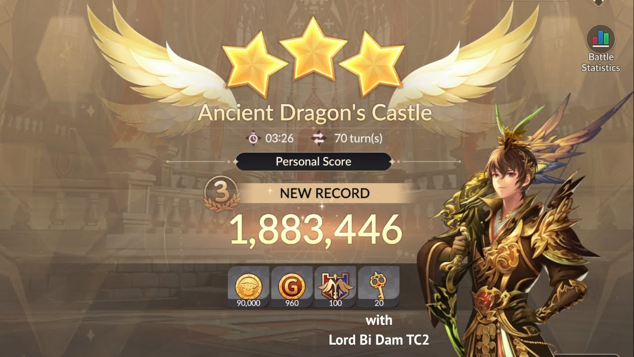 Seven Knights Re:BIRTH - Ancient Dragon’s Castle/ Friday Jave Castle Rush with Bi Dam 1.8M