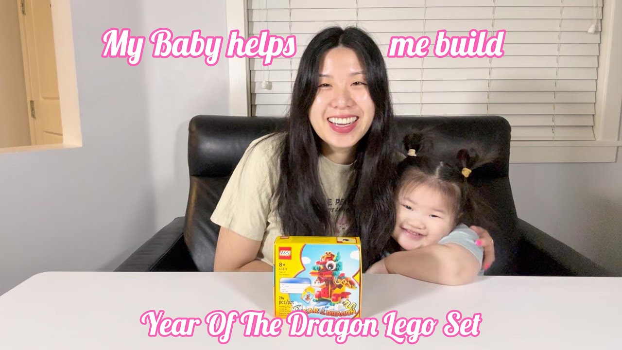 My Baby Helps Me With The Year Of The Dragon Lego Set!! | Building Time Ep.01