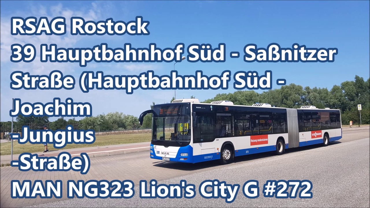 RSAG Rostock - MAN NG323 Lion's City G #272, Linie 39