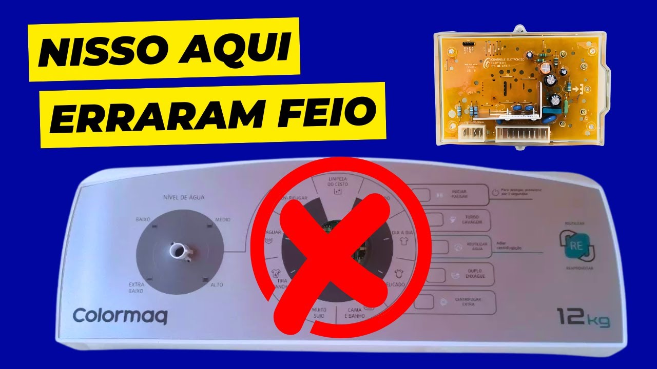 COMO TROCAR A PLACA DA COLORMAQ