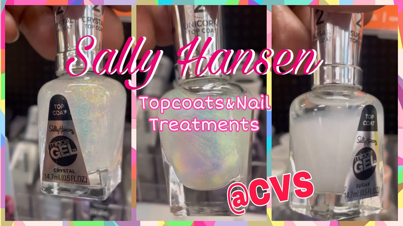 At CVS to Use My $3off any Sally Hansen Coupon+Spotted New Topcoats&Nail Treatments