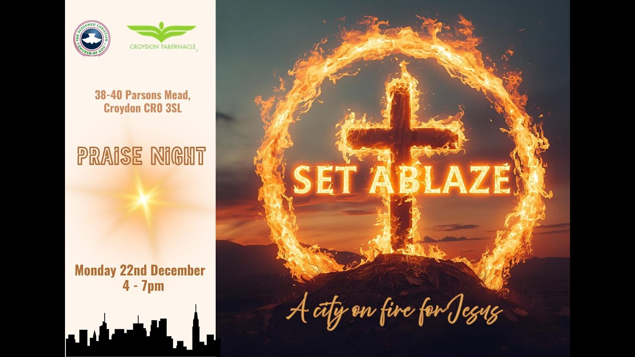 SET ABLAZE | YOUTH CHURCH |  MONDAY 22 DECEMBER 2025