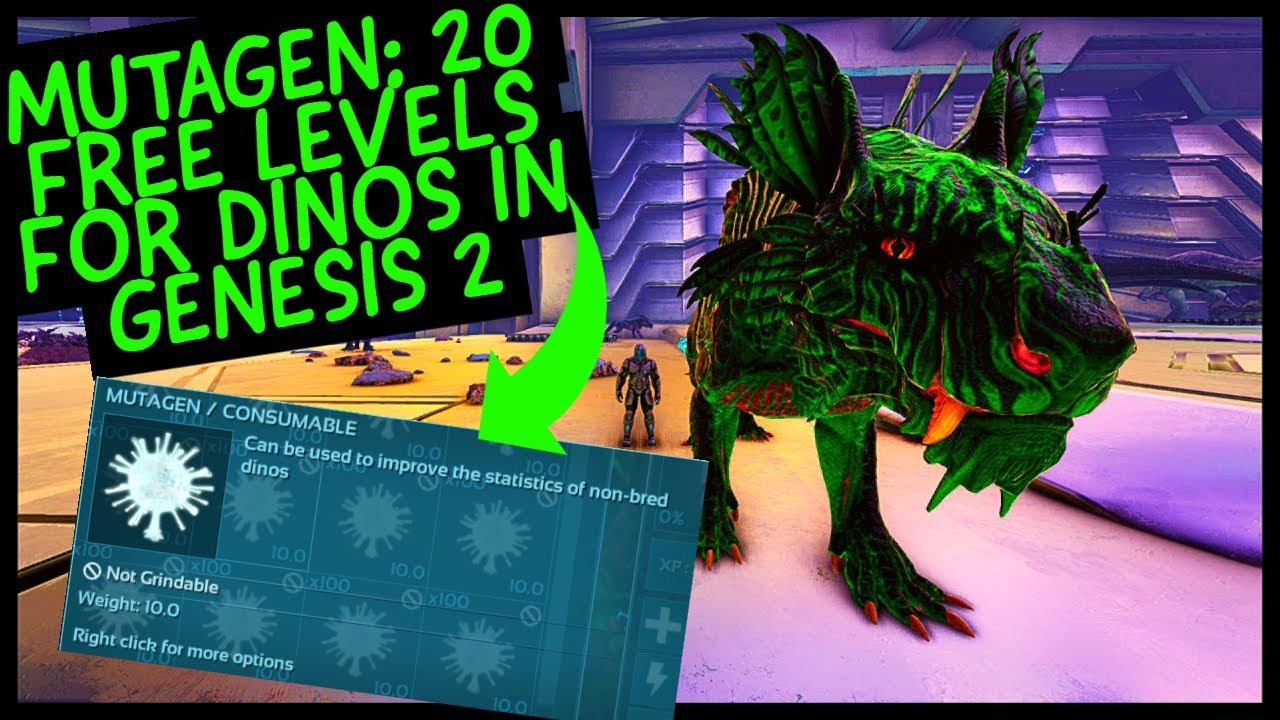 20 FREE MUTATION LEVELS WITH MUTAGEN IN GENESIS 2!!!!! APPLY MUTAGEN FOR OP EFFECTS!!!