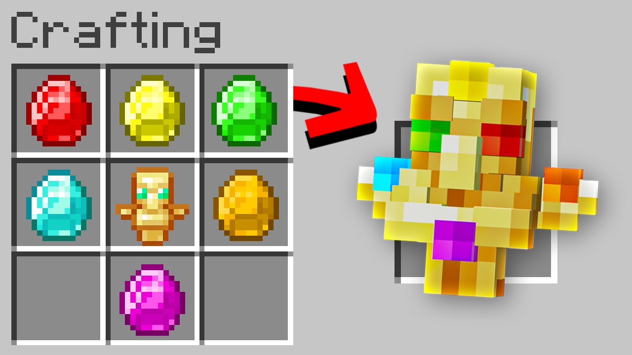 Minecraft, But You Can Craft Any Infinity Item