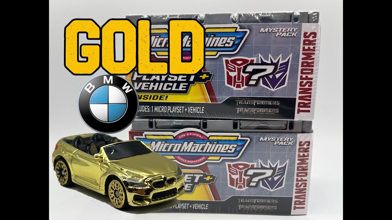 Micro Machines Transformers Gold BMW - Micro Machines Mystery Vehicles Pack.