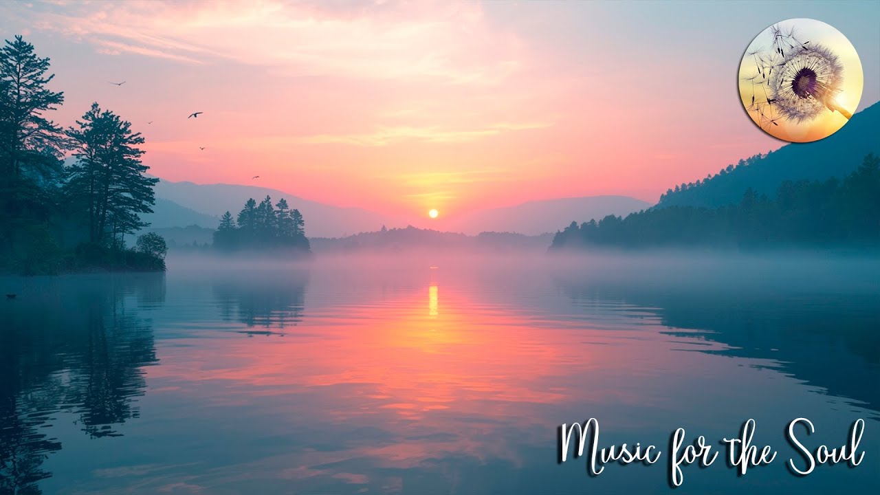 3 Hours Relaxing Piano Music「Sunrise at the Lake」🎹 Studying & Reading, Relaxation, Stress Relief