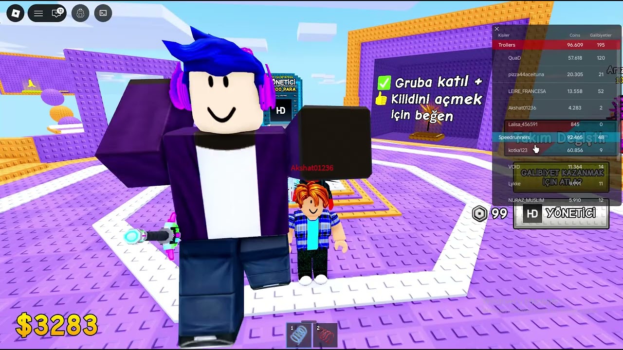 Arkadaşlar hem obyy yaptım hemde birainroot için tusunamiden kaç oynadım