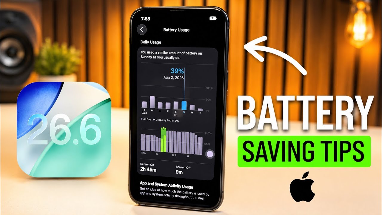 iOS 16.6 Battery Saving Tips 🔋 Top Best Hidden Settings to Double Your Battery Life