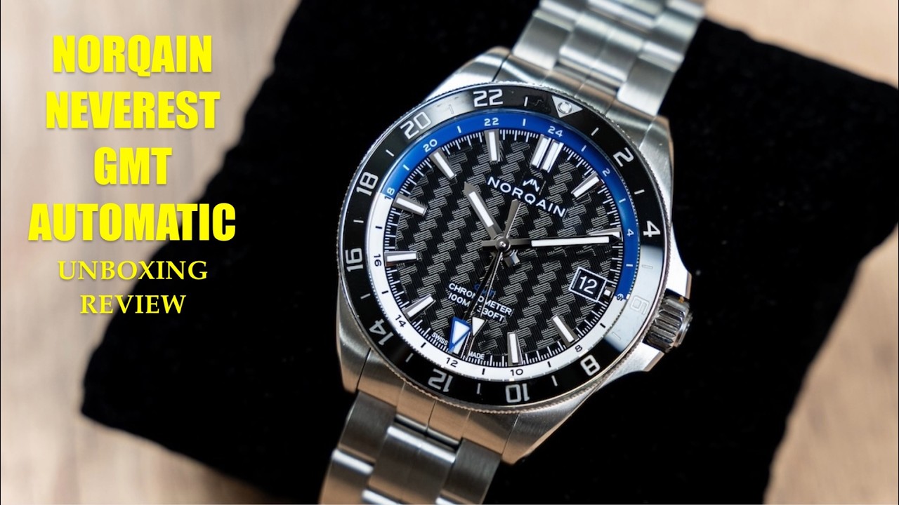 Norqain Neverest GMT Chronometer Automatic Watch | Review Valjoux Relogios