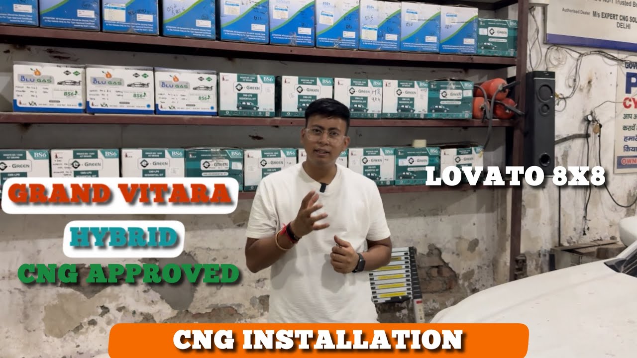 Grand Vitara Hybrid | Approved CNG Installation 🍀 Lovato Dual Injector 