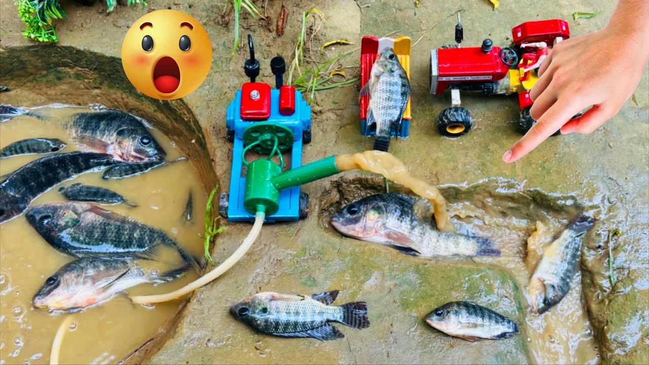 DIY Powerful Diesel Water Pump for Your Pond Fish |@Mini Fish Creator