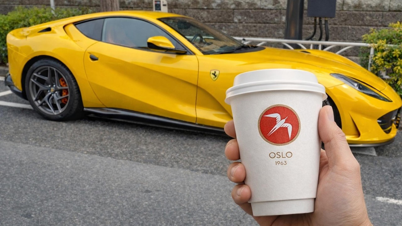 Ferrari 812 Coffee Run | Fuglen Tokyo [POV][4K]