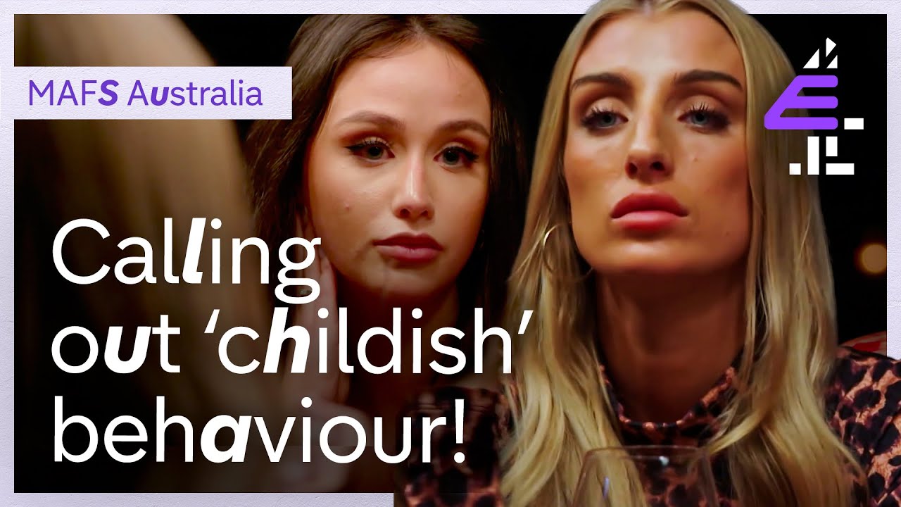 getting called out at a married at first sight dinner party