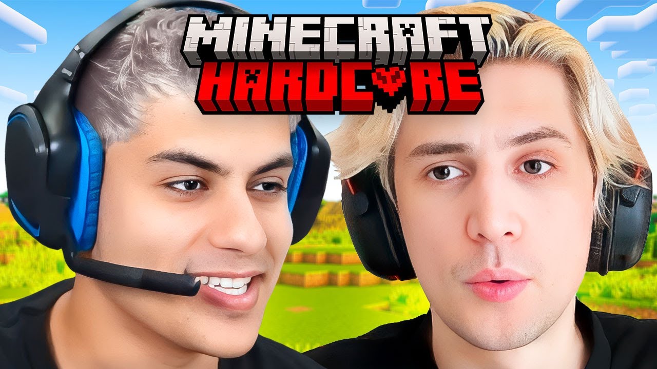 Stable Ronaldo & xQc Play Minecraft For FIRST Time!