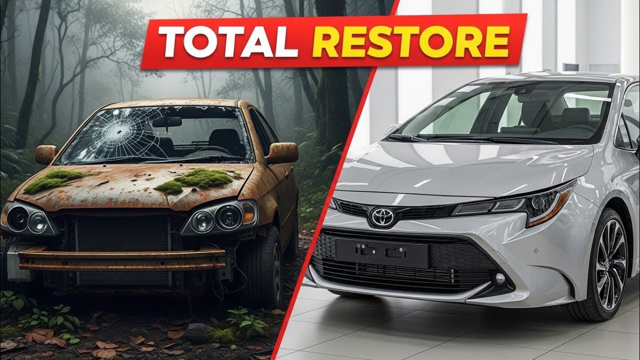 New Toyota Corolla 2026 Destroyed in Accident – Rebuild to Brand New car restoration video