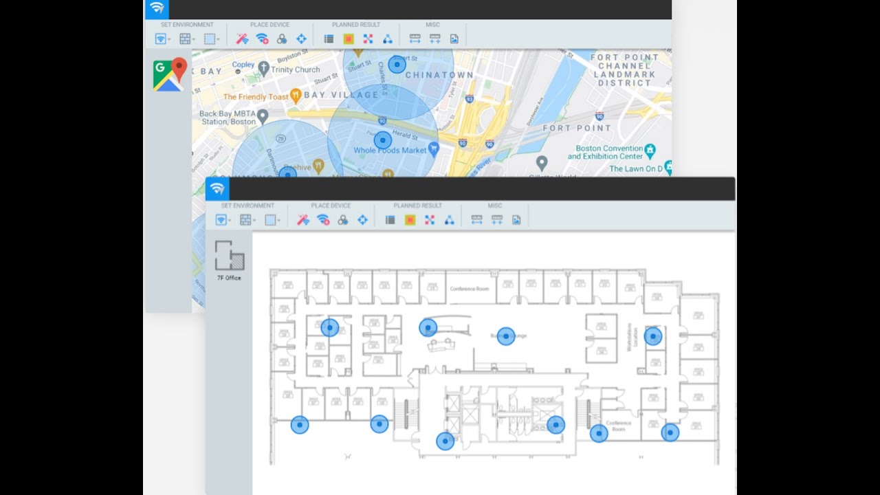 Diseño predictivo de Cobertura Wi Fi con Wifi Planner