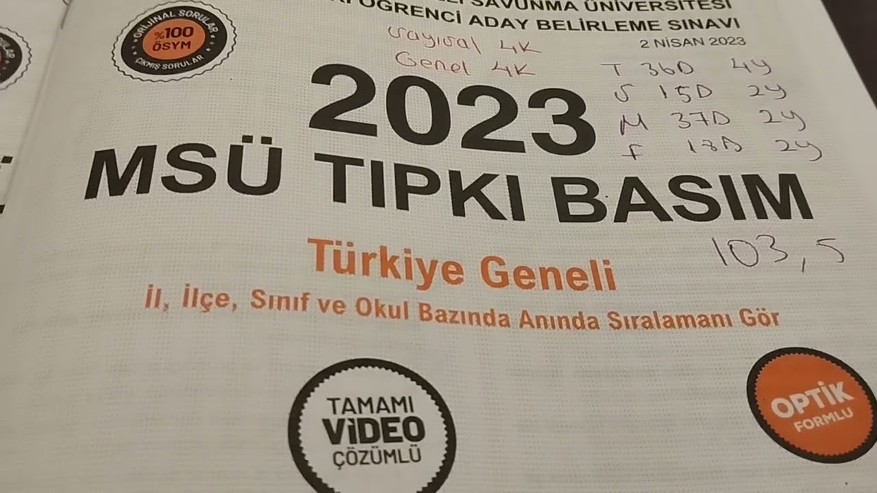 2023 msu sonucu ve 2025 ile karşılaştırma 😽😽