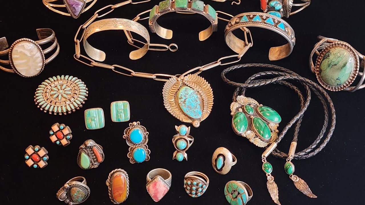 SALE PREVIEW! INCREDIBLE VINTAGE NATIVE AMERICAN SILVER JEWELRY UNBOXING #jewelry #collection #sale