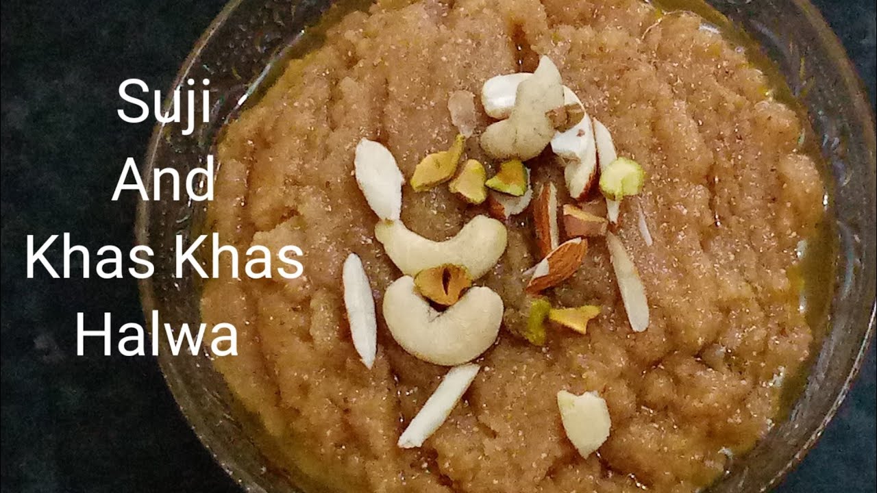 EASY AND QUICK SUJI KA HALWA//Khas Khas Ka Halwa//दानेदार सूजी का हलवा // raj's tasty cuisine