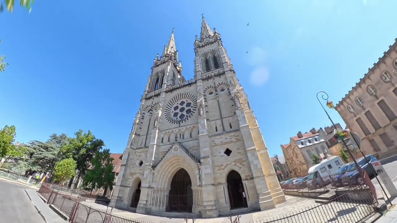 Dagje oude stad Moulins, Frankrijk.