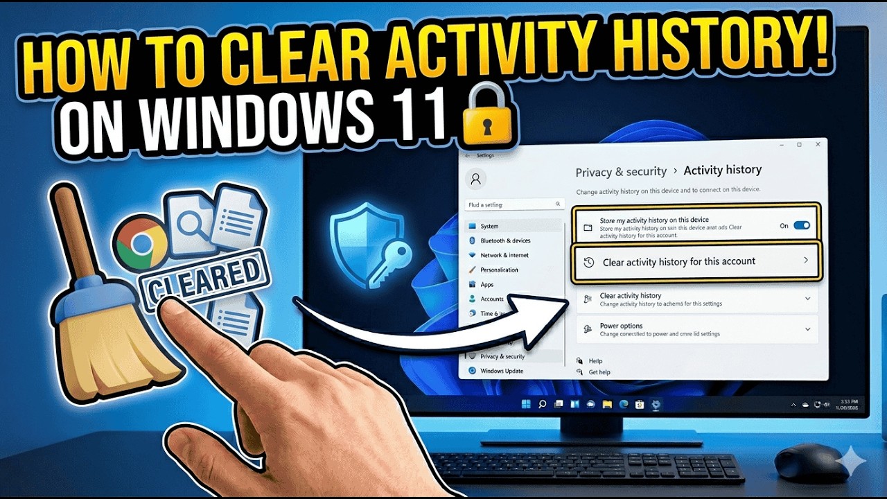 How to Clear Activity History on Windows 11 for Improved Privacy (2025) SUPER EASY