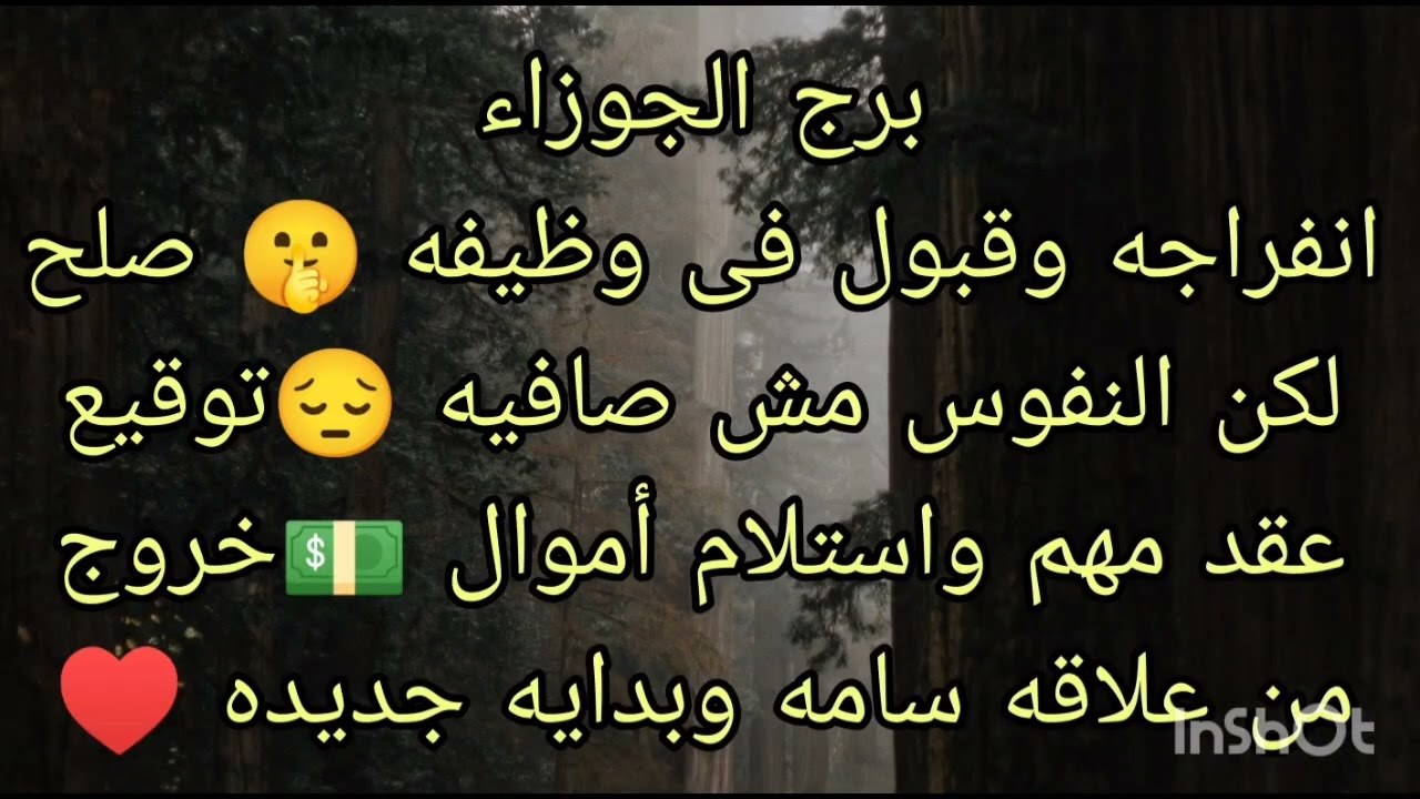 توقعات برج الجوزاء انفراجه وقبول فى وظيفه 💵 صلح لكن النفوس مش صافيه 😔ظهور شخص هتتفاجا باعترافه بحبك